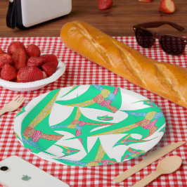 Pratos de Papel Pipas de Conexão