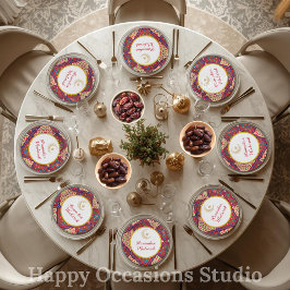 Pratos de Papel Ramadan Kareem Ramadan Mubarak