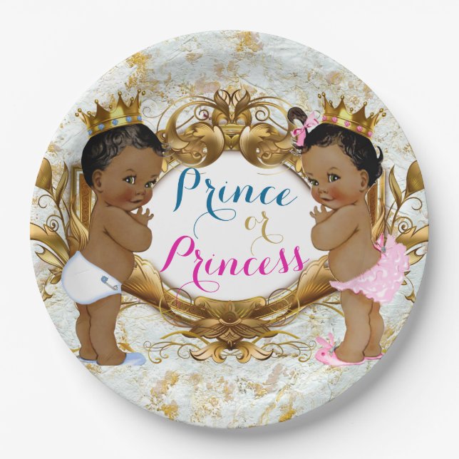 Pratos De Revenda Do Príncipe Africano Ou Princesa (Frente)