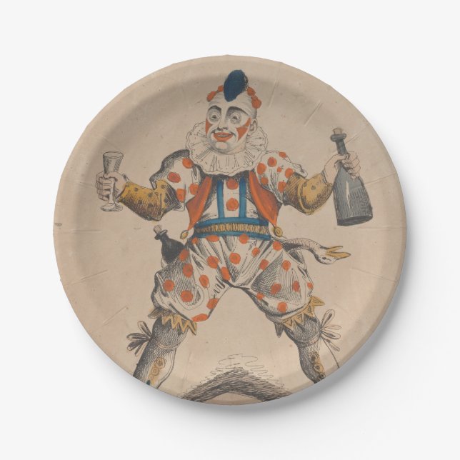 Pratos de Sobremesa de Palhaço (Frente)