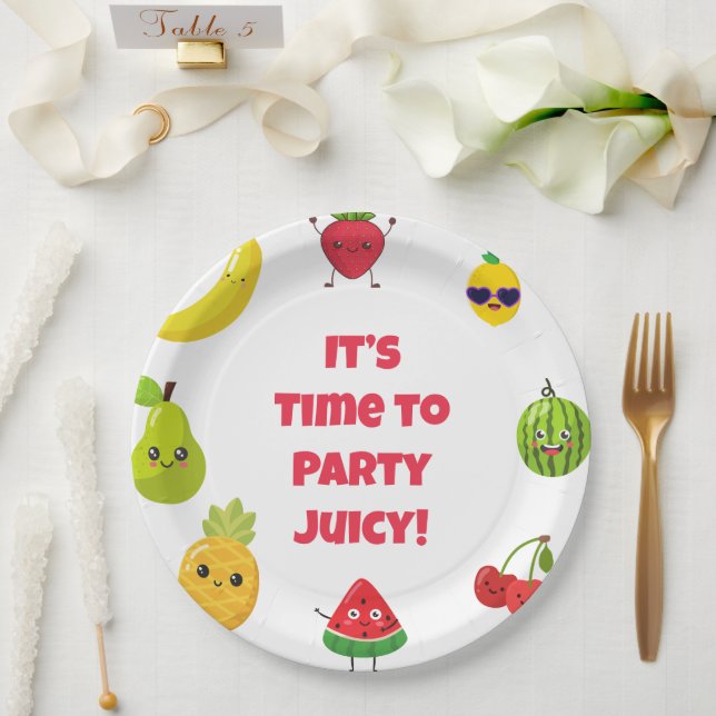 Pratos divertidos personalizados para festa de ani (Casamento)
