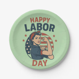 Pratos do Partido da Celebração do Dia do Trabalho