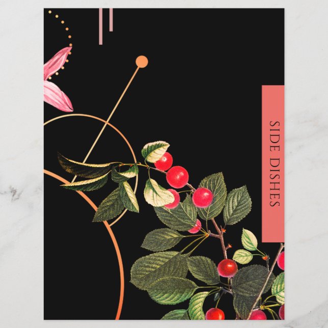 Pratos laterais | Receita Inserir | Cerejas Pretas (Frente)