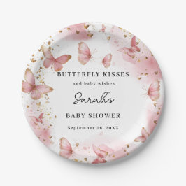Pratos Personalizados para Chá de Bebê Borboleta R