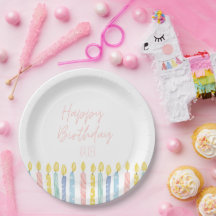 Pratos Personalizados para Festa de Aniversário