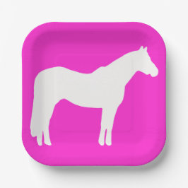 Pratos Temáticos de Festa de Cavalo Fácil Limpeza
