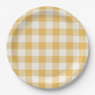 Pratos Xadrez Gingham