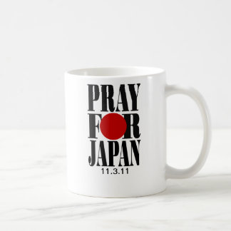 Pray para canecas de Japão