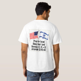 Pray para Israel, abençoe sua camisa da terra