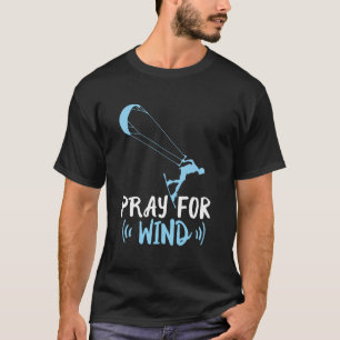 Pray para o surf do papagaio do t-shirt de
