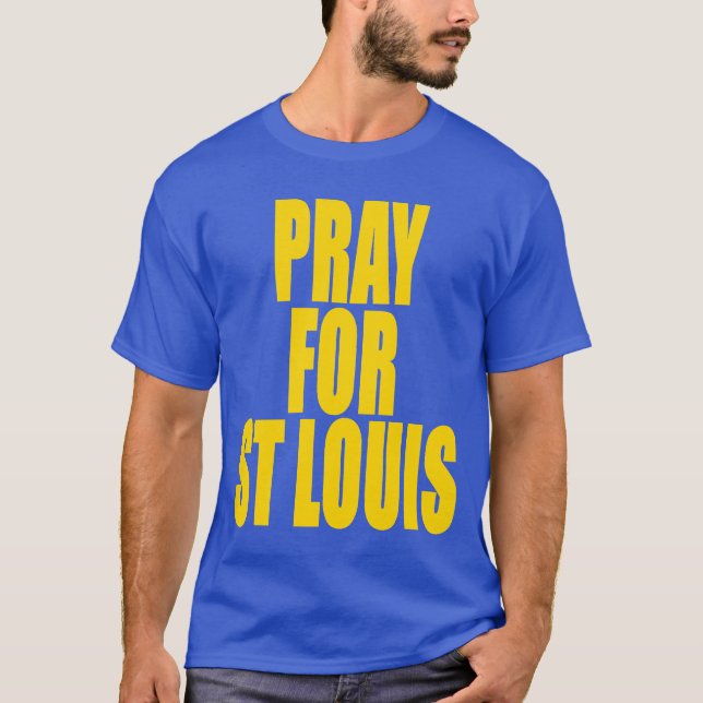 Pray para o t-shirt de St Louis (Frente)