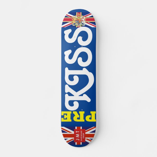PRÉ BEIJO  OFICIAL Skateboard Reino Unido (Frente)