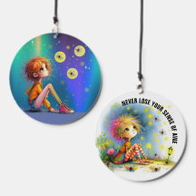 Precioso Quirky FIREFLIES Girl
