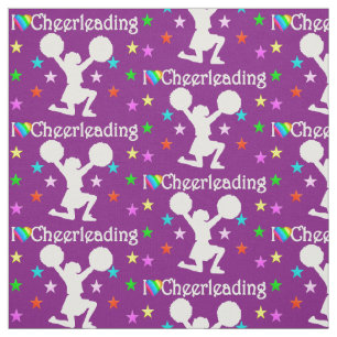 PRECIOSO ROPULAR EU AMO TECIDO CHEERLEADING