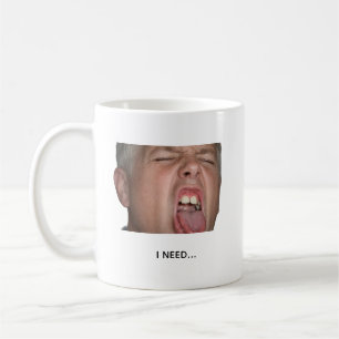 Precisa de Café Caneca de Café Engraçada Meme
