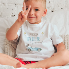 Precisa de Camiseta de Aniversário do FOUR Speed