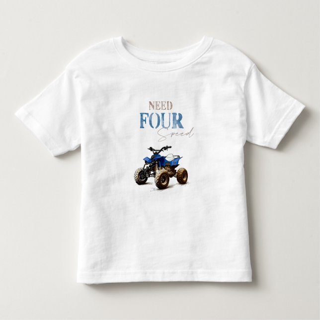 Precisa de quatro camisetas azuis de bicicleta quá (Frente)