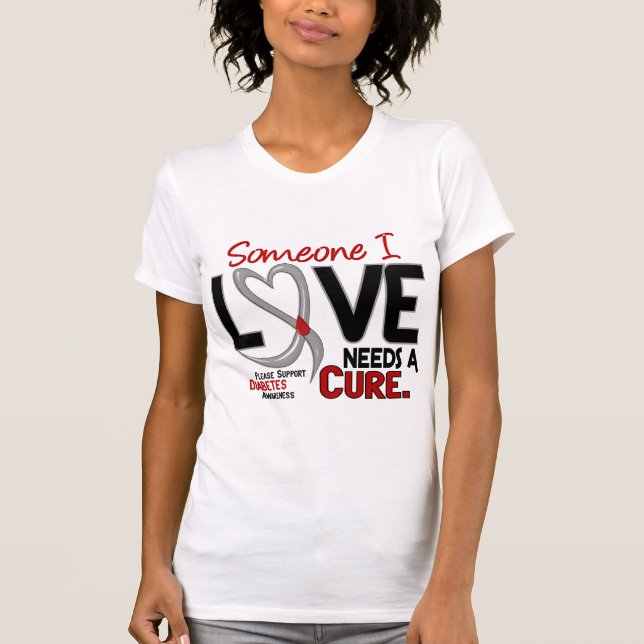 PRECISA t-shirt & presentes de um DIABETES da CURA (Frente)
