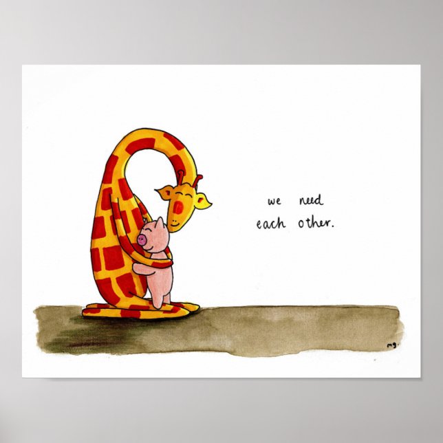 Precisamos um do outro - Poster (Frente)