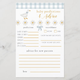 Predição de Conselho para Bebê com Xadrez Azul Sil