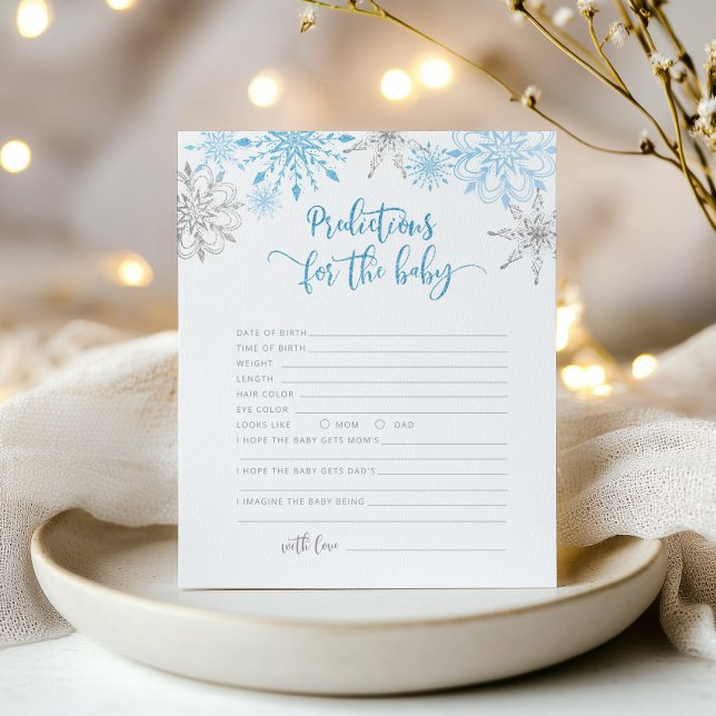 Predição de flocos de neve de prata azul para cart (Criador carregado)