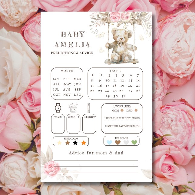 Predição Floral Rosa-Rosa Com Aquarela (Criador carregado)