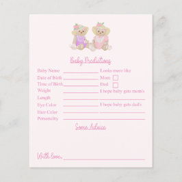 Predições E Conselhos De Chá de fraldas Do Tea Par