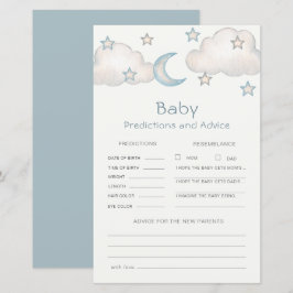 Predições e conselhos do Chá de fraldas do Menino 