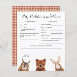 Predições e conselhos para bebês da Woodland