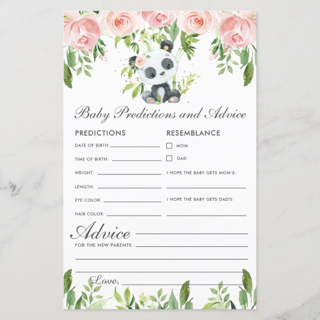 Predições e conselhos para bebês, de cor rosa-rosa (Frente)