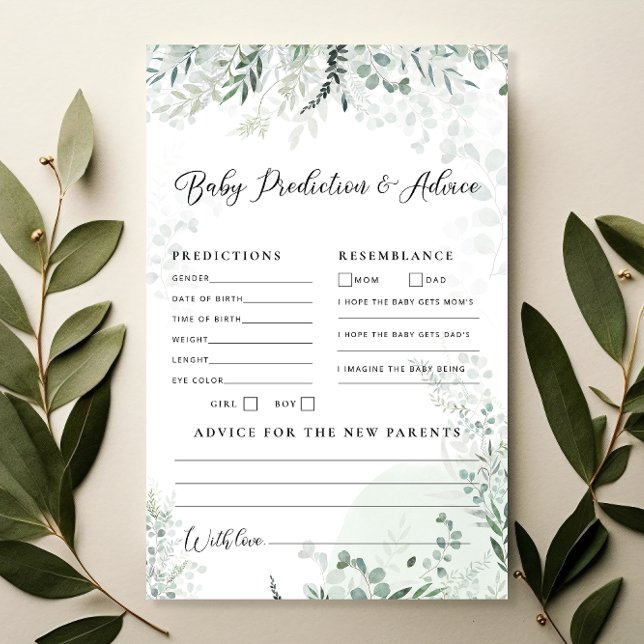 Predições e conselhos sobre o Chá de fraldas de Eu (Criador carregado)