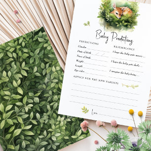 Predições sobre o Chá de fraldas Game Advice Deer