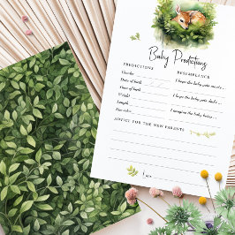 Predições sobre o Chá de fraldas Game Advice Deer