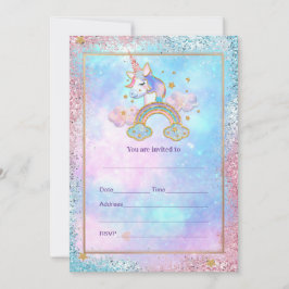 Preencha o Convite Unicórnio