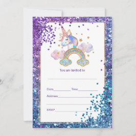 Preencha o Convite Unicórnio