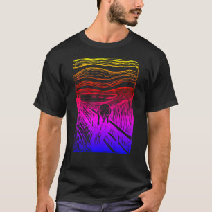 Preencha o gritar edvard munch T-Shirt