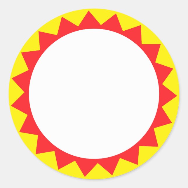 Preencha o seu próprio preço ou adesivos de descon (Frente)