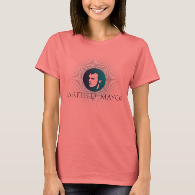 Prefeito de Garfield "Sol Ártico" Senhoras Camisa  (Frente)