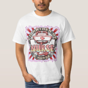 Preferencialmente Ser uma camiseta de enfermeiras