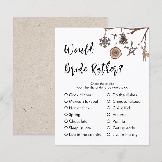 Preferencialmentes Noivas | Jogo de Chá de panela  (Frente/Verso)