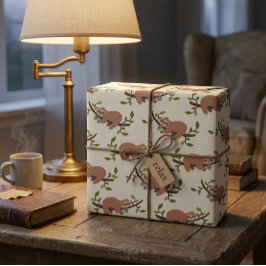 Preguiça & Café Papel de Embrulho