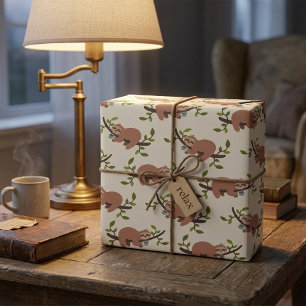 Preguiça & Café Papel de Embrulho