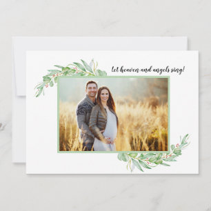 Preguiça dos anjos do céu Mistura Foto de Natal