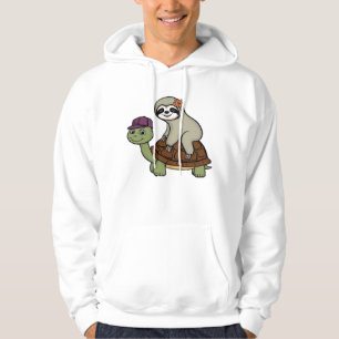 Preguiça montando uma tartaruga Camiseta Clássica
