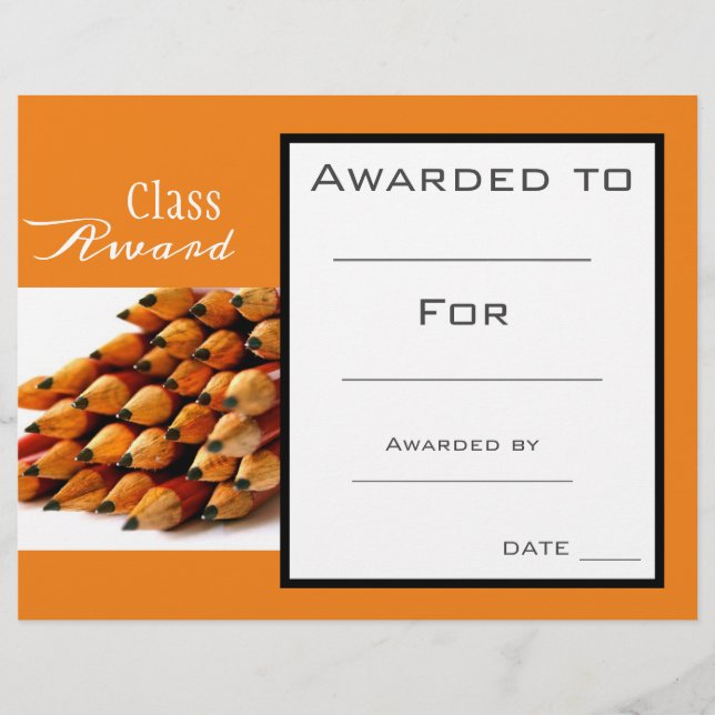 Prêmio de classe Pências para estudantes (Frente)