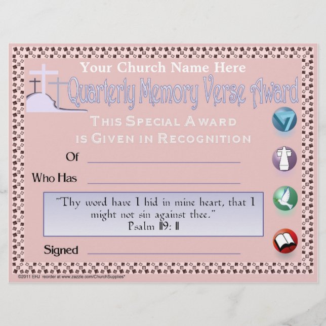 Prêmio de memória de script (Frente)