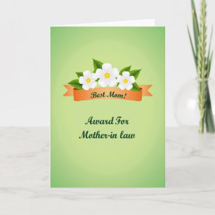 Prêmio Floral Para Cartão de Mãe