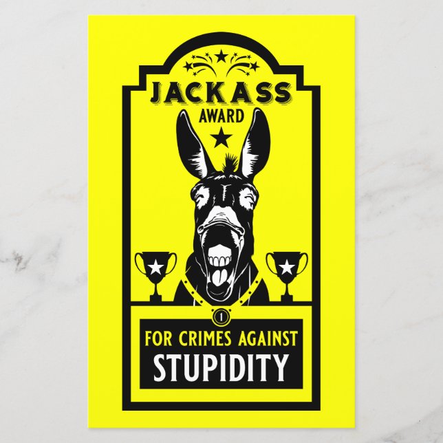 Prêmio Jackass (Frente)
