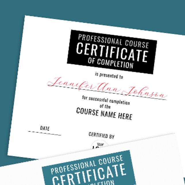 Prêmio Simples De Certificado De Preto Branco De C (Criador carregado)