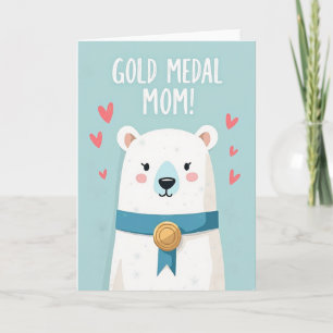 Prêmio Urso Encantador Cartão Mãe